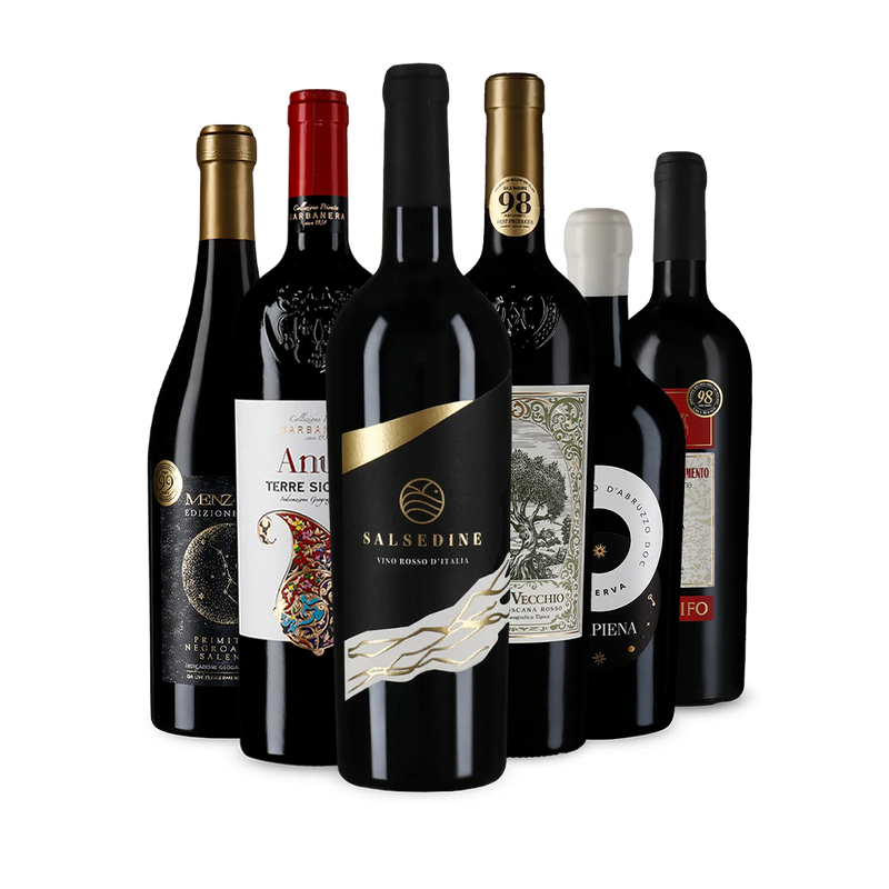Wine in Black pizza, pasta & amore-pakket