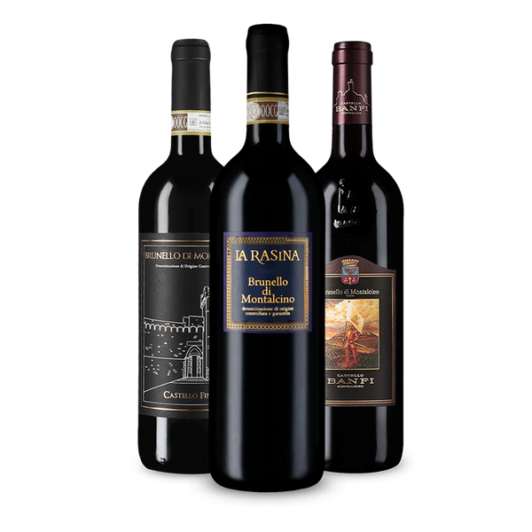 Wine in Black brunello di montalcino-pakket