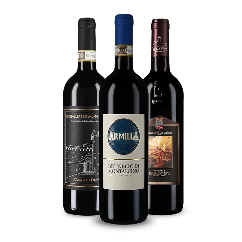 Wine in Black brunello di montalcino-pakket