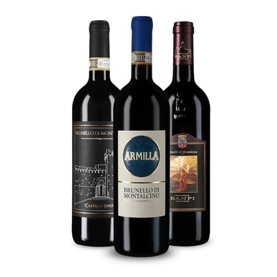 Wine in Black brunello di montalcino-pakket