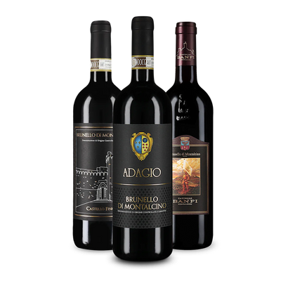 Wine in Black brunello di montalcino-pakket