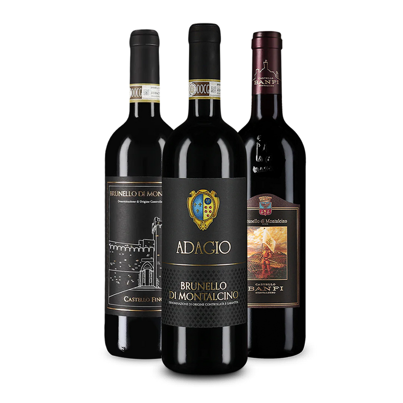 Wine in Black brunello di montalcino-pakket