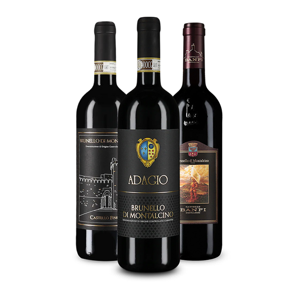 Wine in Black brunello di montalcino-pakket