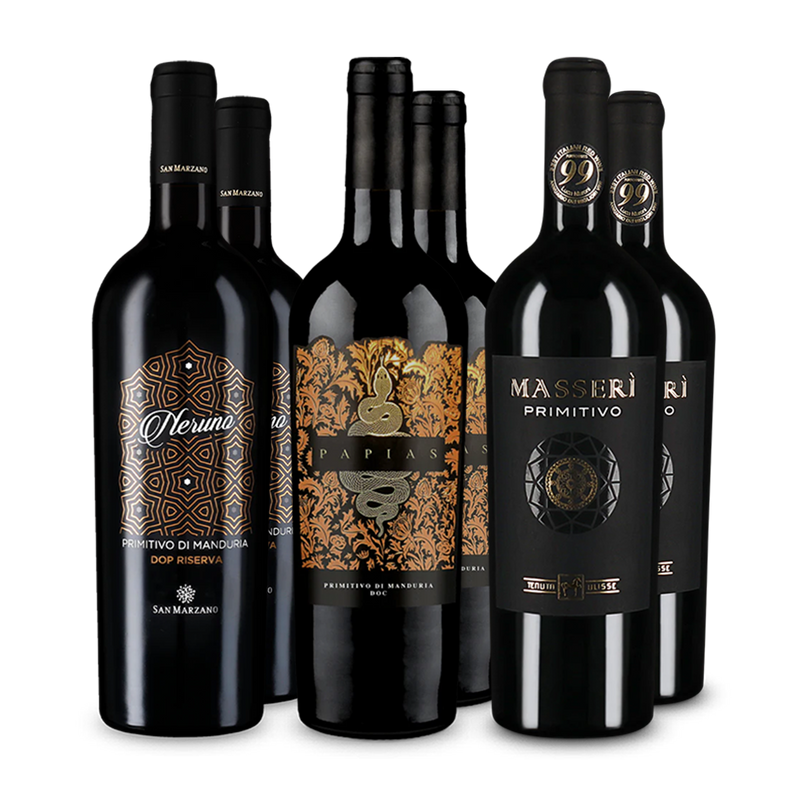 Wine in Black premium primitivo-pakket