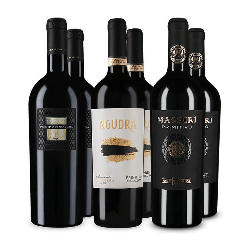 Wine in Black premium primitivo-pakket