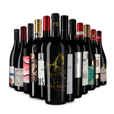 Onze rodewijnbestsellers in 12 flessen-pakket