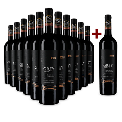 11+1 gratis: Cabernet Sauvignon Grey Maipo Valley 2019