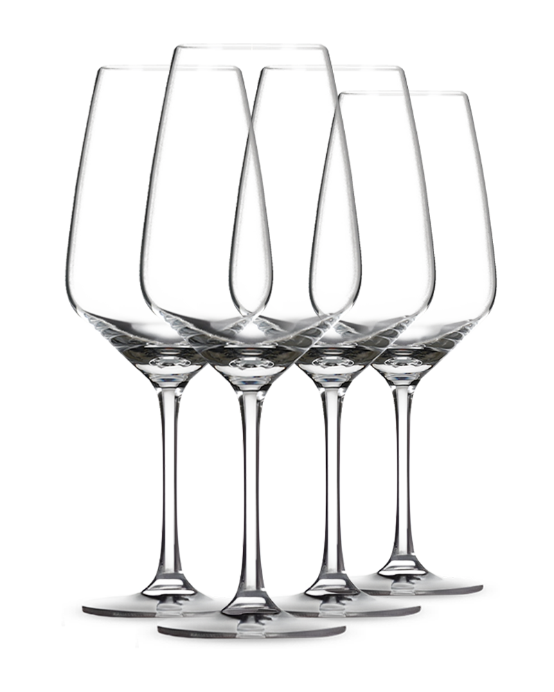 Vina professionele wijnglazen kristal (4 stuks)