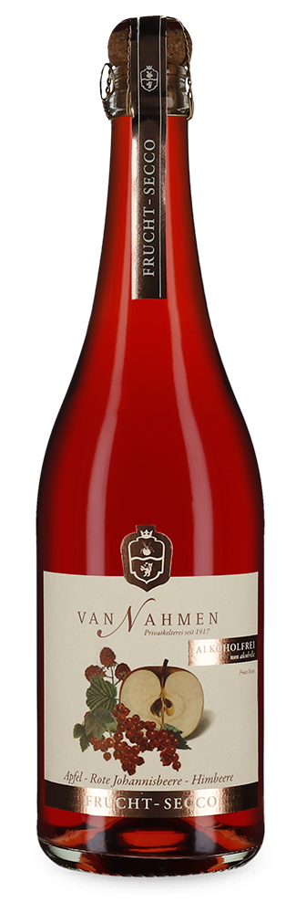 Appel-rode bes-framboos frucht-secco alcoholvrij