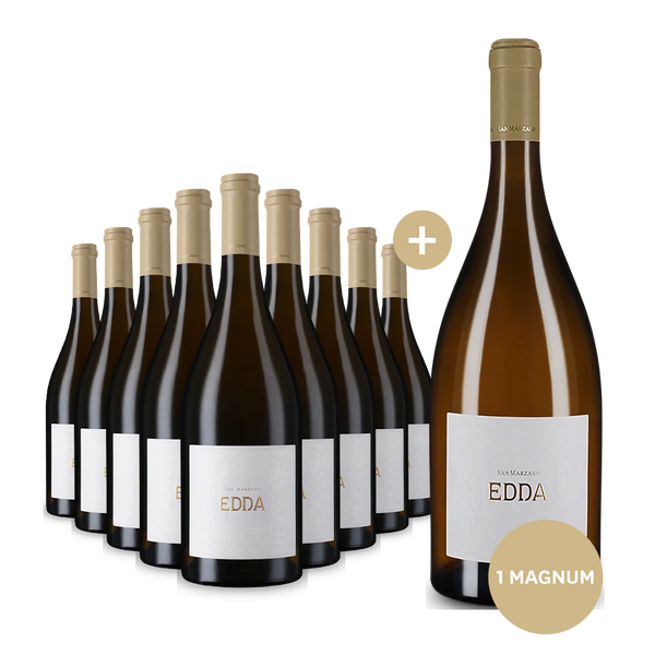 9 flessen + magnum: Edda Bianco Salento 2023 in pakket