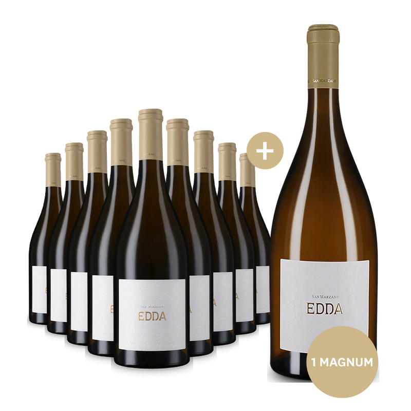 9 flessen + magnum: Edda Bianco Salento 2023 in pakket