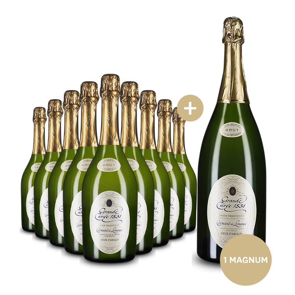 9 flessen Aimery Grande Cuvée 1531 + magnumfles