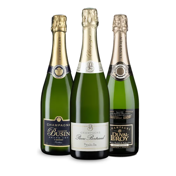 Champagne deluxe: 3 flessen puur genot