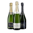 Champagne deluxe: 3 flessen puur genot