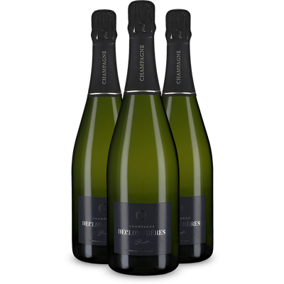 3 flessen Champagne Brut