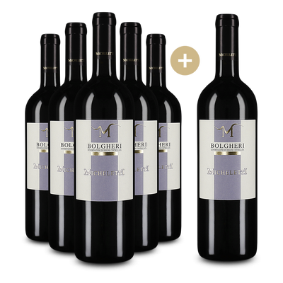 5+1 gratis: Bolgheri Rosso 2024