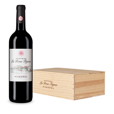 3 flessen Pomerol 2019 in houten kist