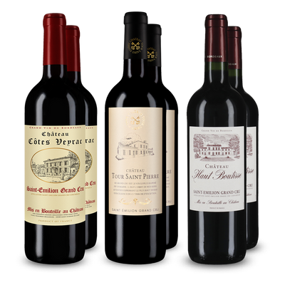 3x2 Saint-Émilion Grand Cru Pakket